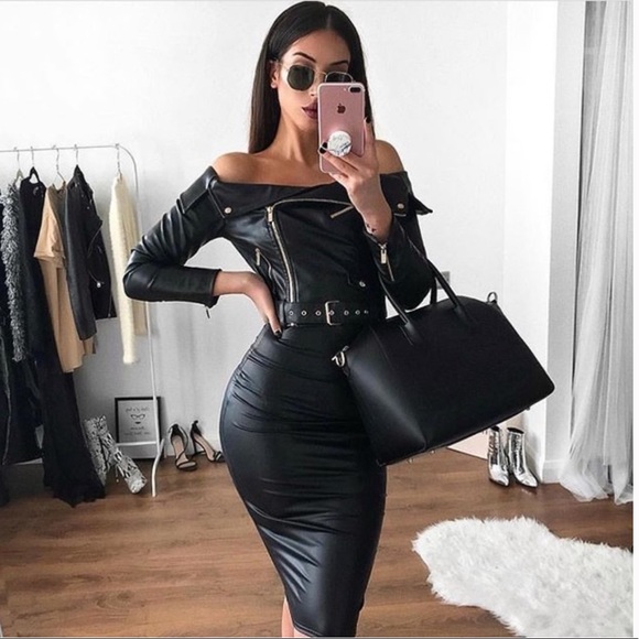 House of CB Romera Off Shoulder Black Jacket S - Picture 3 of 16